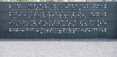 Dachau concentration camp memorial clipart