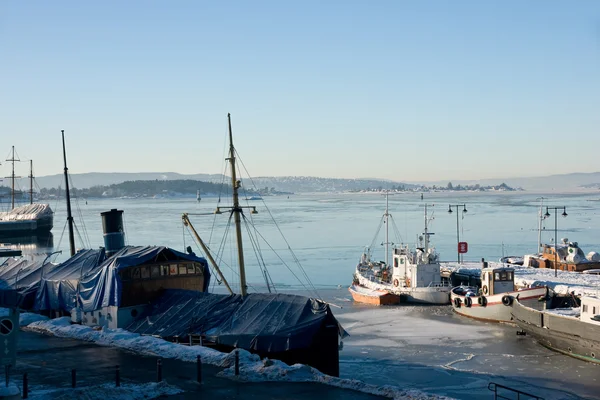 Oslo harbour — Stock Photo, Image