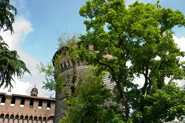 Κάστρο Sforzesco — Φωτογραφία Αρχείου