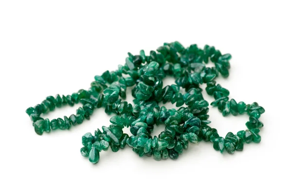 Zelený náhrdelník — Stock fotografie