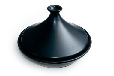 siyah tagine izole