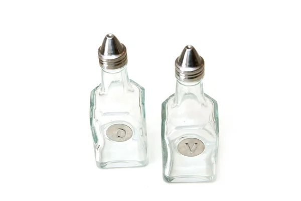 Butelka octu i oliwy — Zdjęcie stockowe
