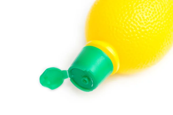 Lemon juice bottle — Stock Photo, Image