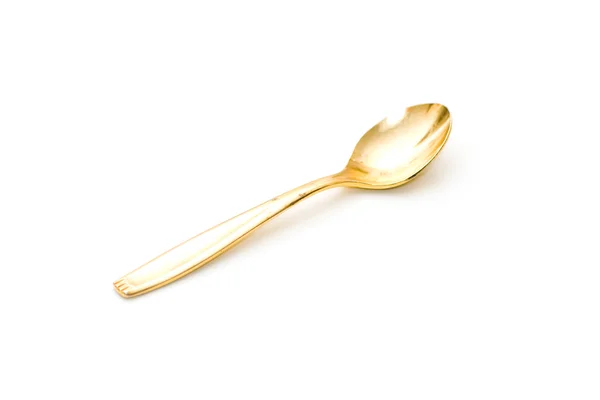 Golden spoon — Stock Photo, Image