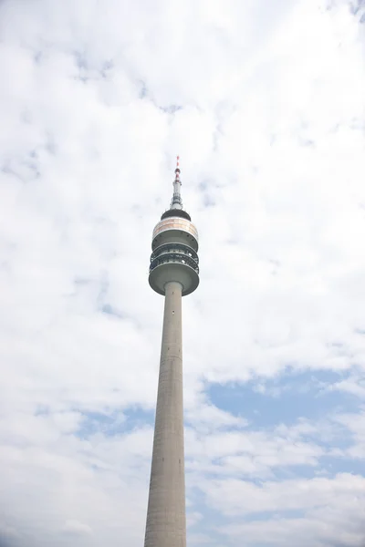 Olympia torre de tv em Munique — Fotografia de Stock