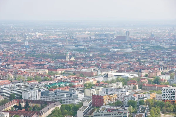 Flygfoto över München city — Stockfoto