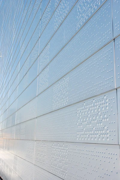 Wall of new modern building — Stock Photo, Image