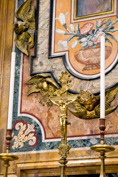Crucifix in St Peter Basilica — Stock Photo, Image