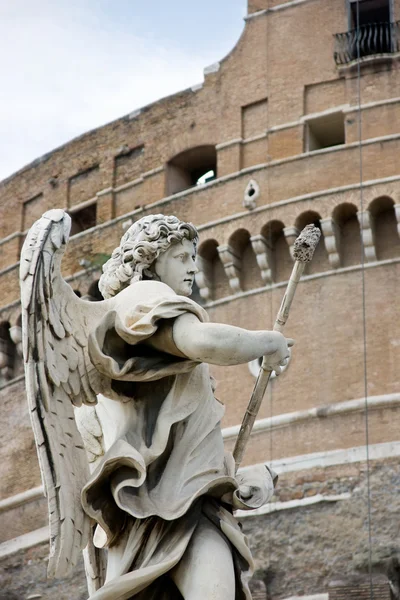 Ангел в Сент-Анджело фортеця — стокове фото