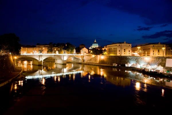 stock image Rome by night