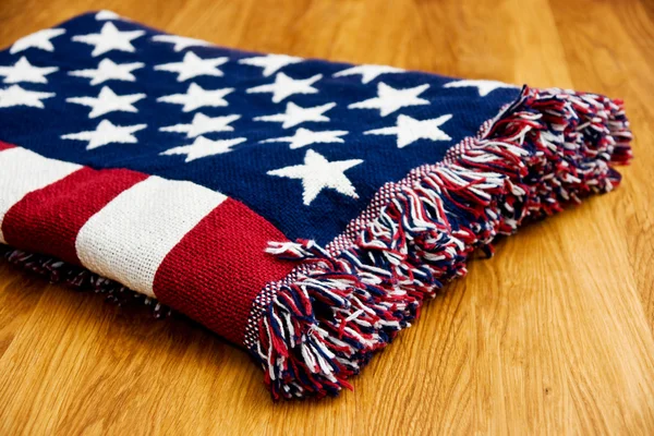 American flag blanket — Stock Photo, Image