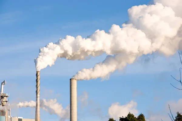 stock image Chimney pollution