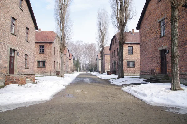 Auschwitz, vernietigingskamp in Polen — Stockfoto