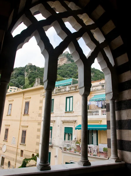 Amalfi içinde görüntüleme — Stok fotoğraf