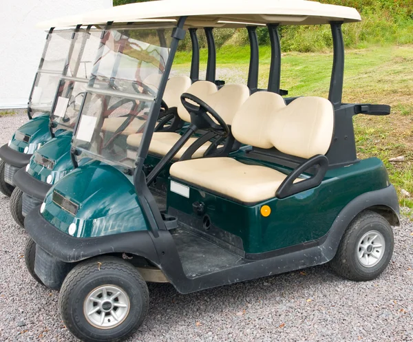 Golf auto 's — Stockfoto