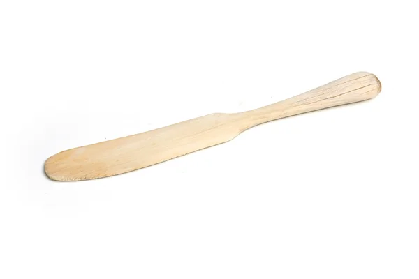 Cuchillo mantequilla de madera — Foto de Stock