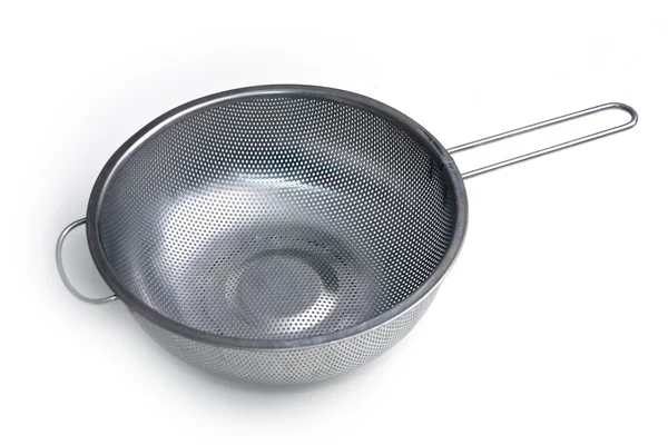 Stainless colander — Stock Photo, Image