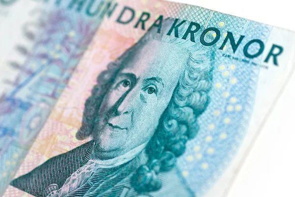 Sueco cem kronor bill — Fotografia de Stock