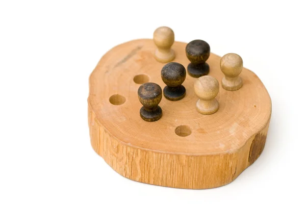Dřevěná hra — Stock fotografie