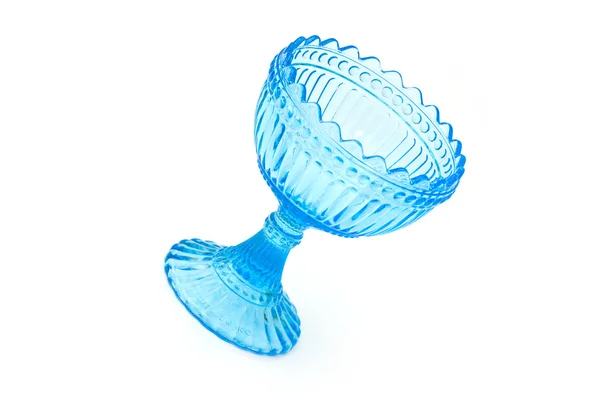 Miska szklana niebieska — Zdjęcie stockowe