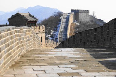 The great wall in China clipart