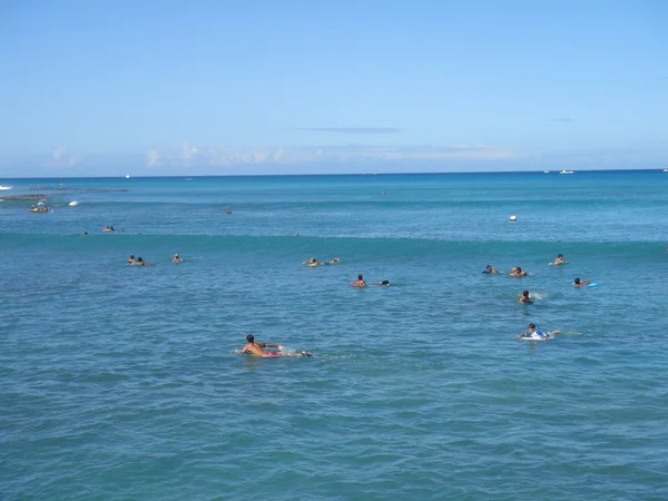 Surfers, Hawaii — Stock Photo, Image