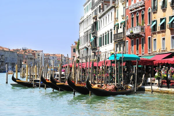 Γόνδολες στη Βενετία — Φωτογραφία Αρχείου