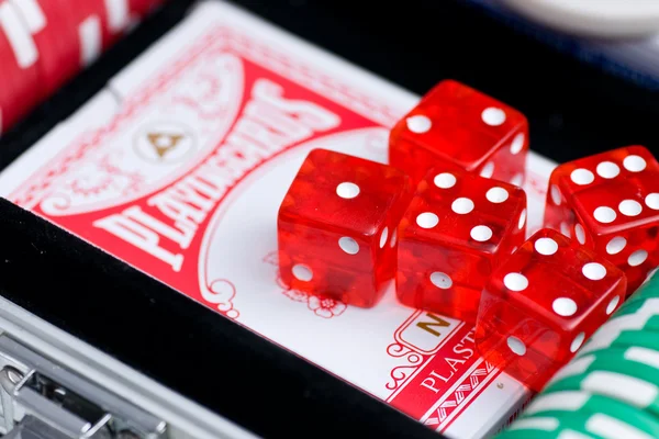Poker žetony — Stock fotografie