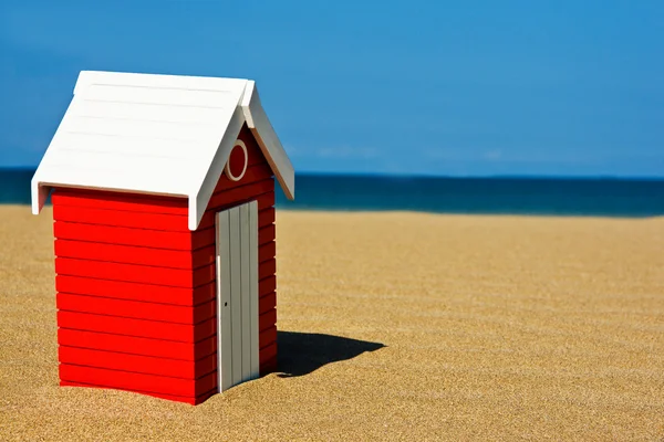 浜辺の小屋します。 ロイヤリティフリーのストック画像