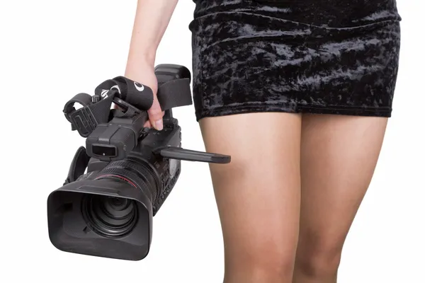 stock image Sexy videographer