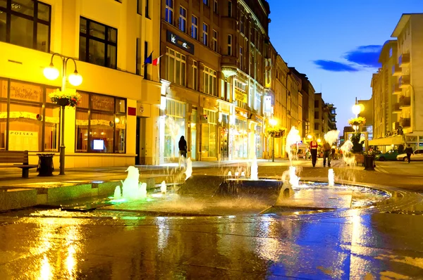 Wroclaw por la noche / Polonia / — Foto de Stock