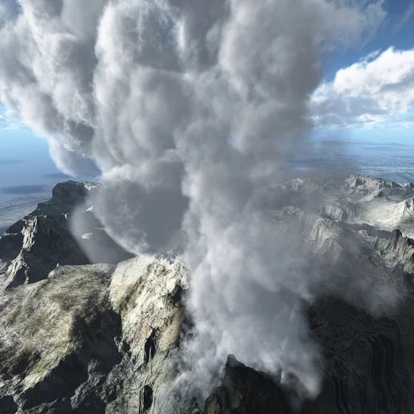Eruzione vulcanica — Foto Stock