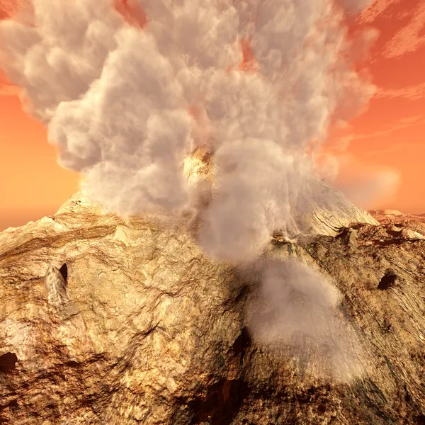 화산 폭발 — 스톡 사진