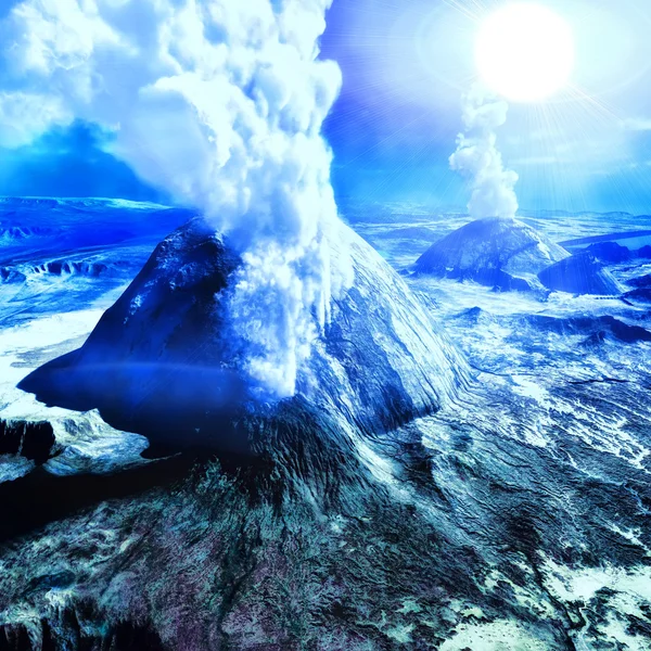 火山噴火 — ストック写真