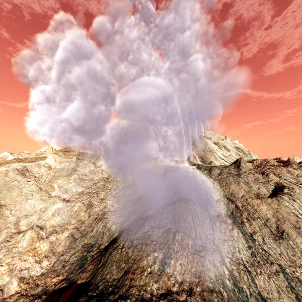Letusan gunung berapi — Stok Foto