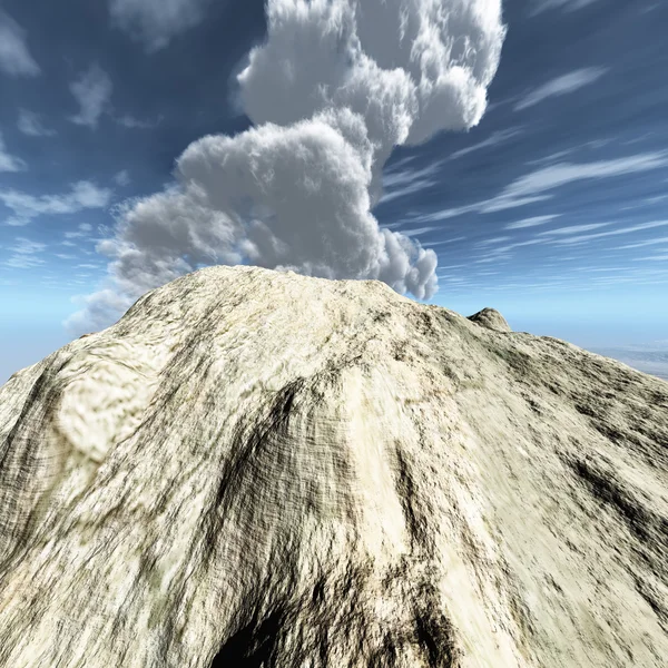 การระเบิดของภูเขาไฟ — ภาพถ่ายสต็อก
