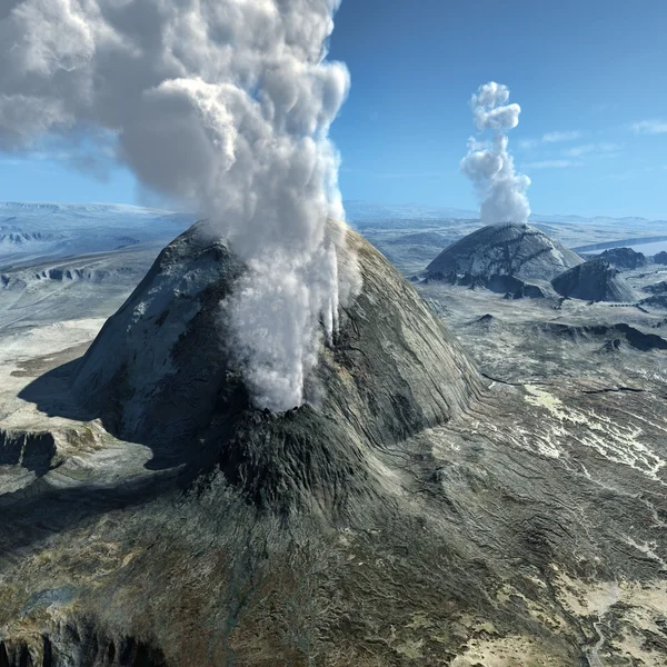 Erupción volcánica —  Fotos de Stock
