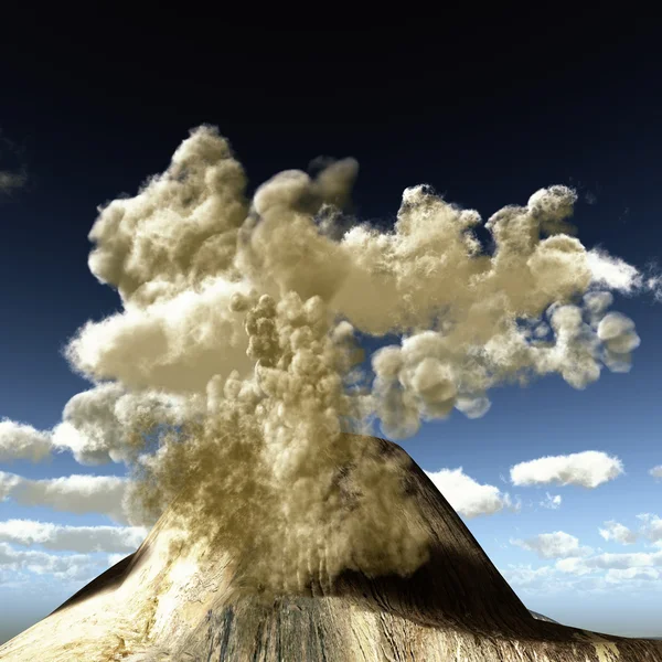 Volkanik patlama — Stok fotoğraf