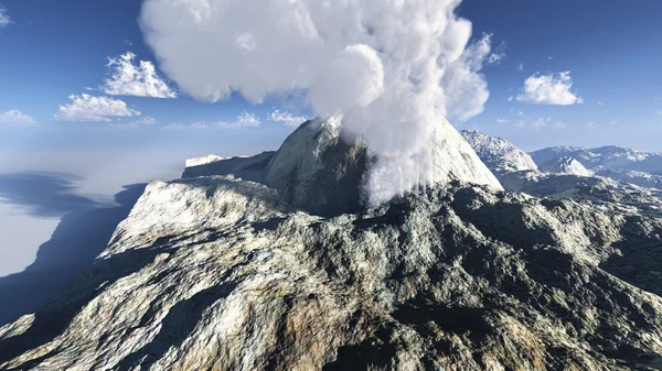 Eruzione vulcanica — Foto Stock