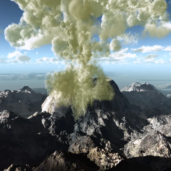Volcanic eruption — Stock Photo, Image