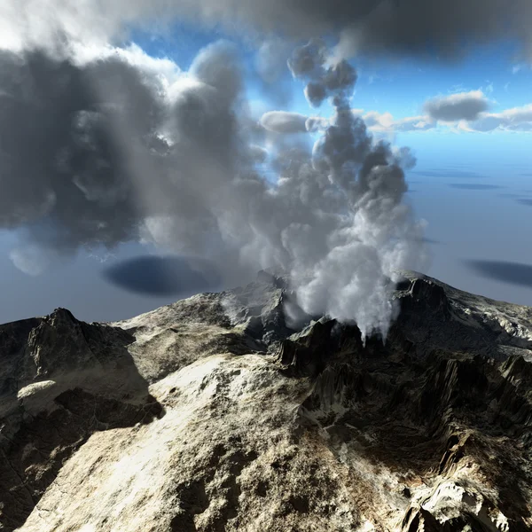 Vulkaniskt utbrott — Stockfoto