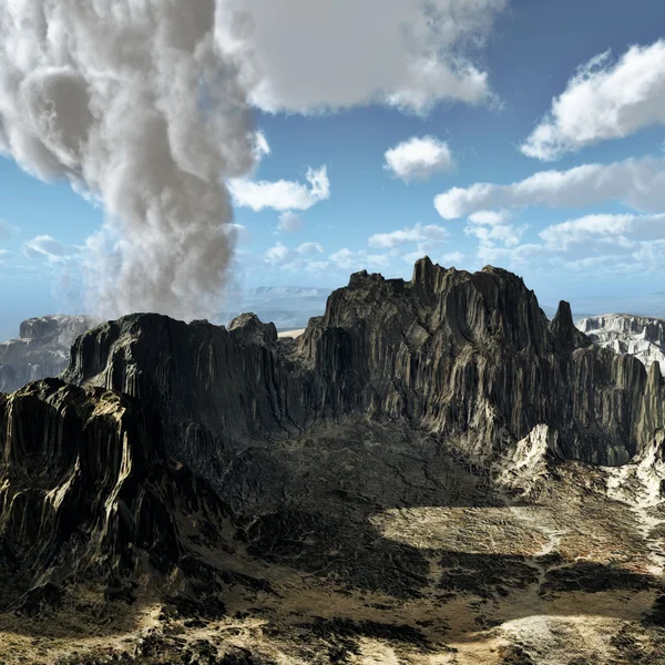 Volkanik krater — Stok fotoğraf