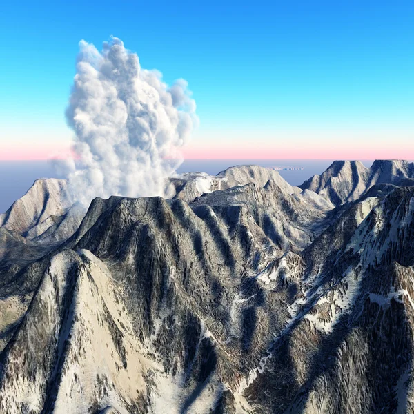 Cratère volcanique — Photo