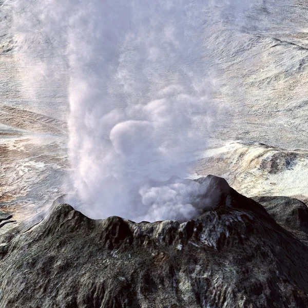Erupción volcánica — Foto de Stock