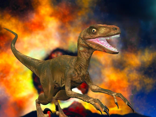 stock image Dinosaur doomsday