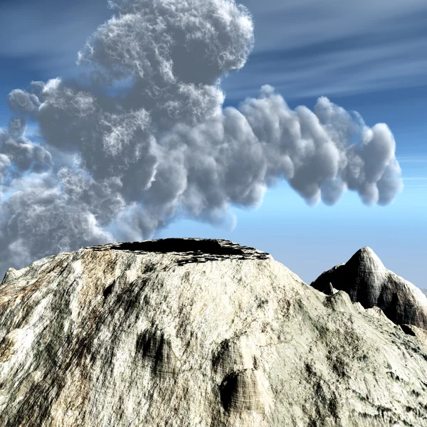 Jonge vulkaan wedergeboorte — Stockfoto