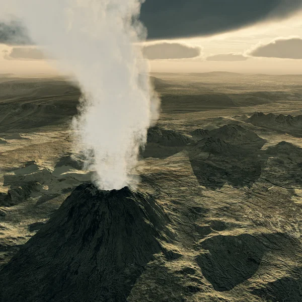 Народжується молодий вулкан — стокове фото