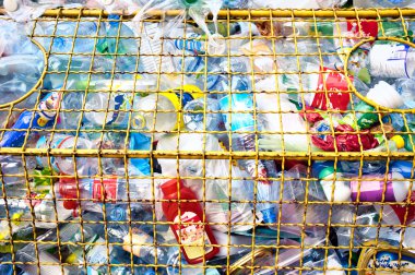 Various plastic garbage clipart