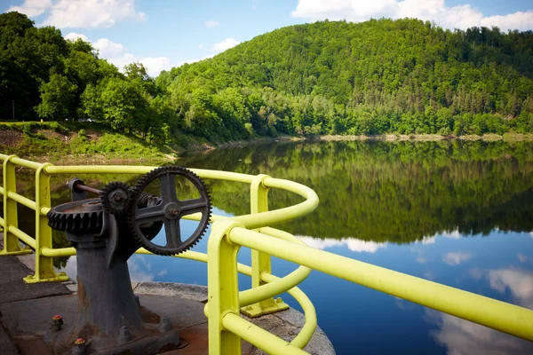 stock image One hundred years old dam in Pilichowice, Poland