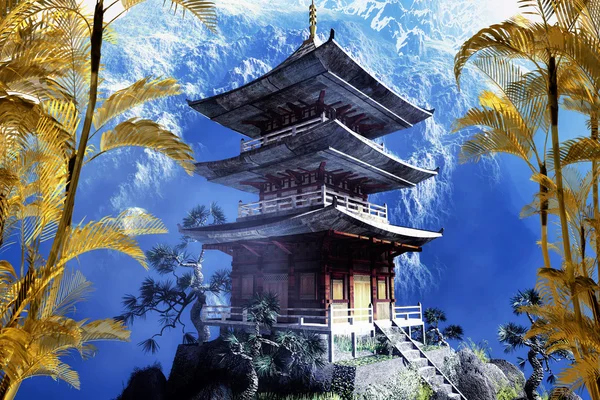 Buddhistischer Tempel — Stockfoto